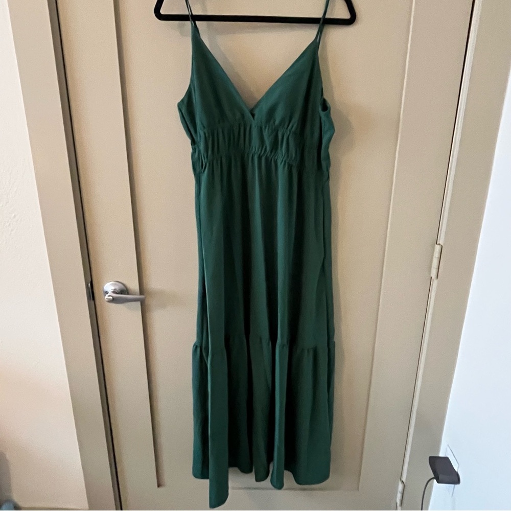 Green summer dress